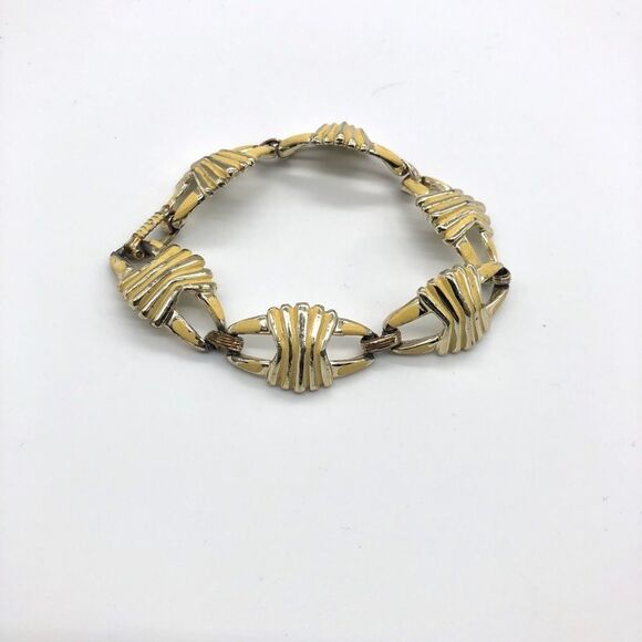 Enamel Metal Link  Bracelet - Picture 2 of 3